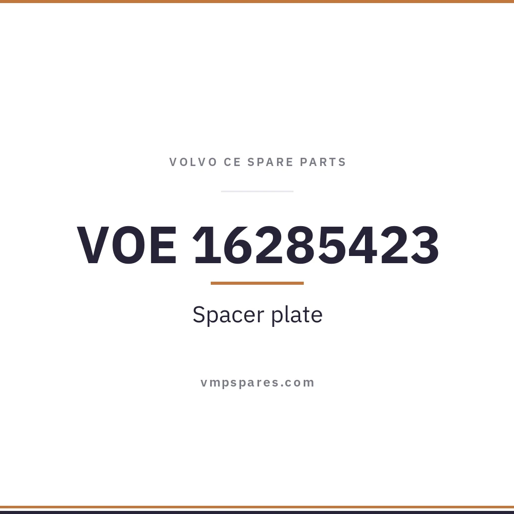 VOE 16285423 – Spacer plate