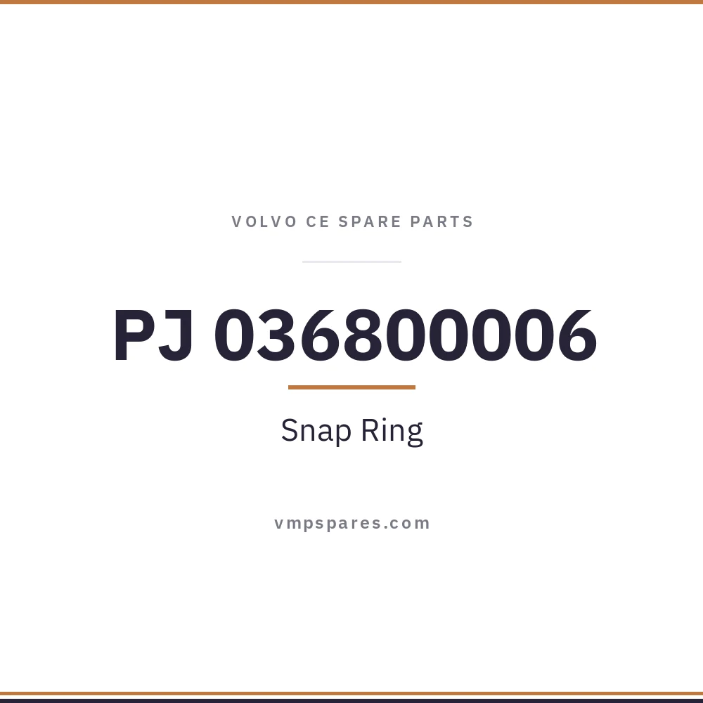 PJ 036800006 – Snap Ring