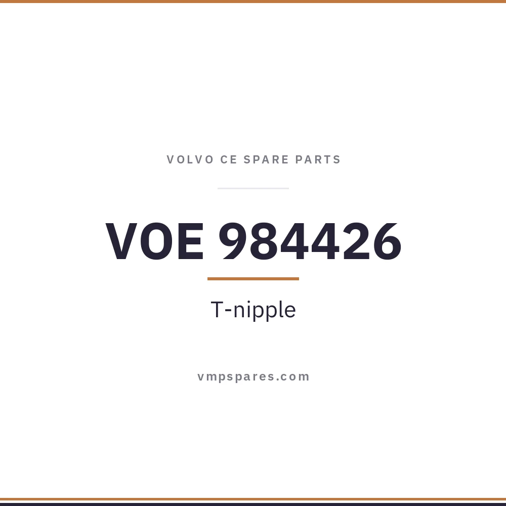 VOE 984426 – T-nipple