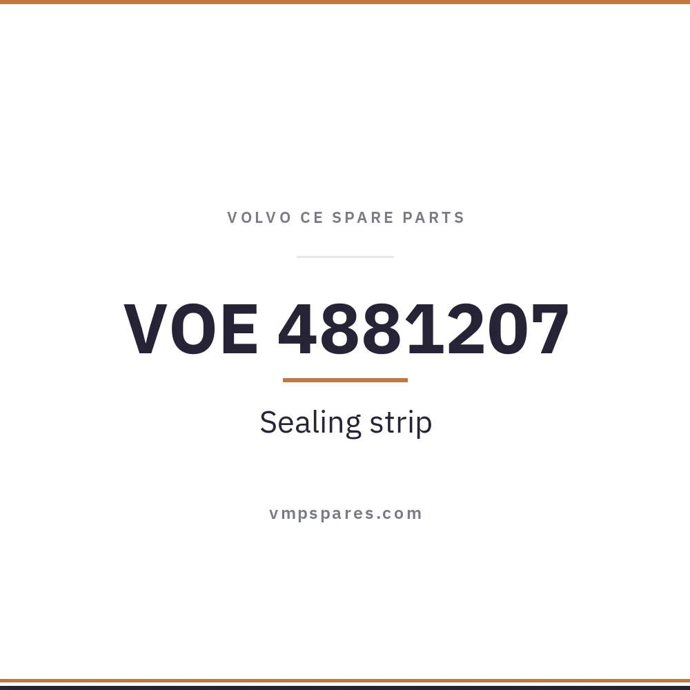 VOE 4881207 – Sealing strip