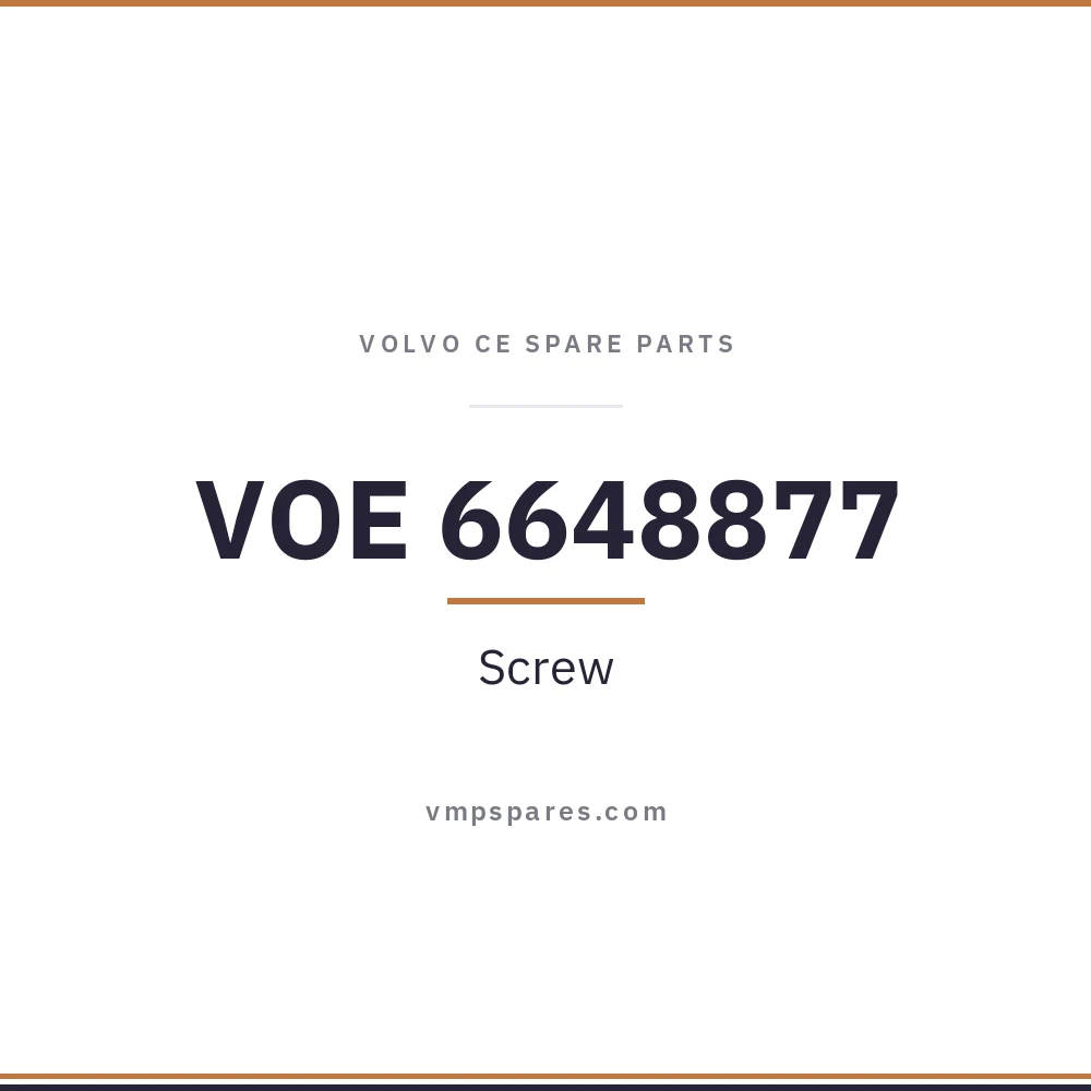 VOE 6648877 – Screw