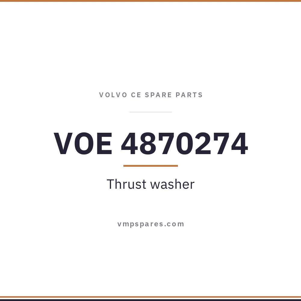 VOE 4870274 – Thrust washer