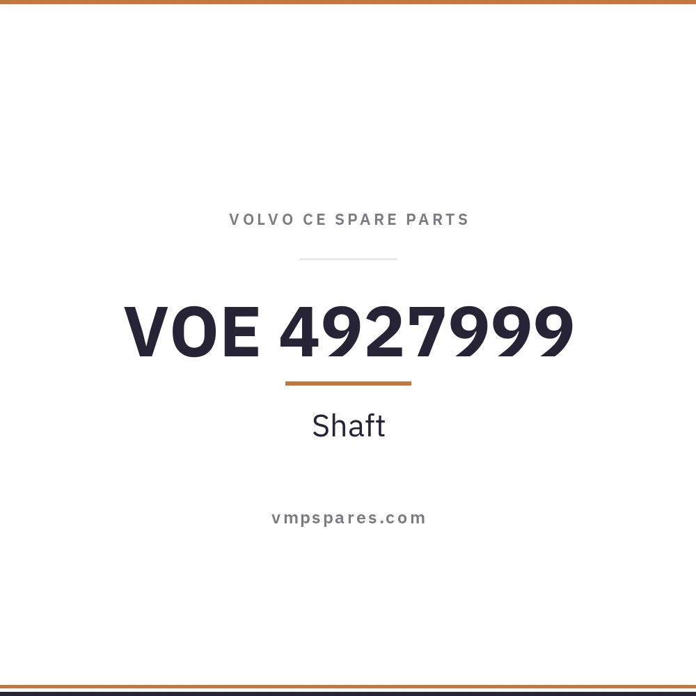 VOE 4927999 – Shaft