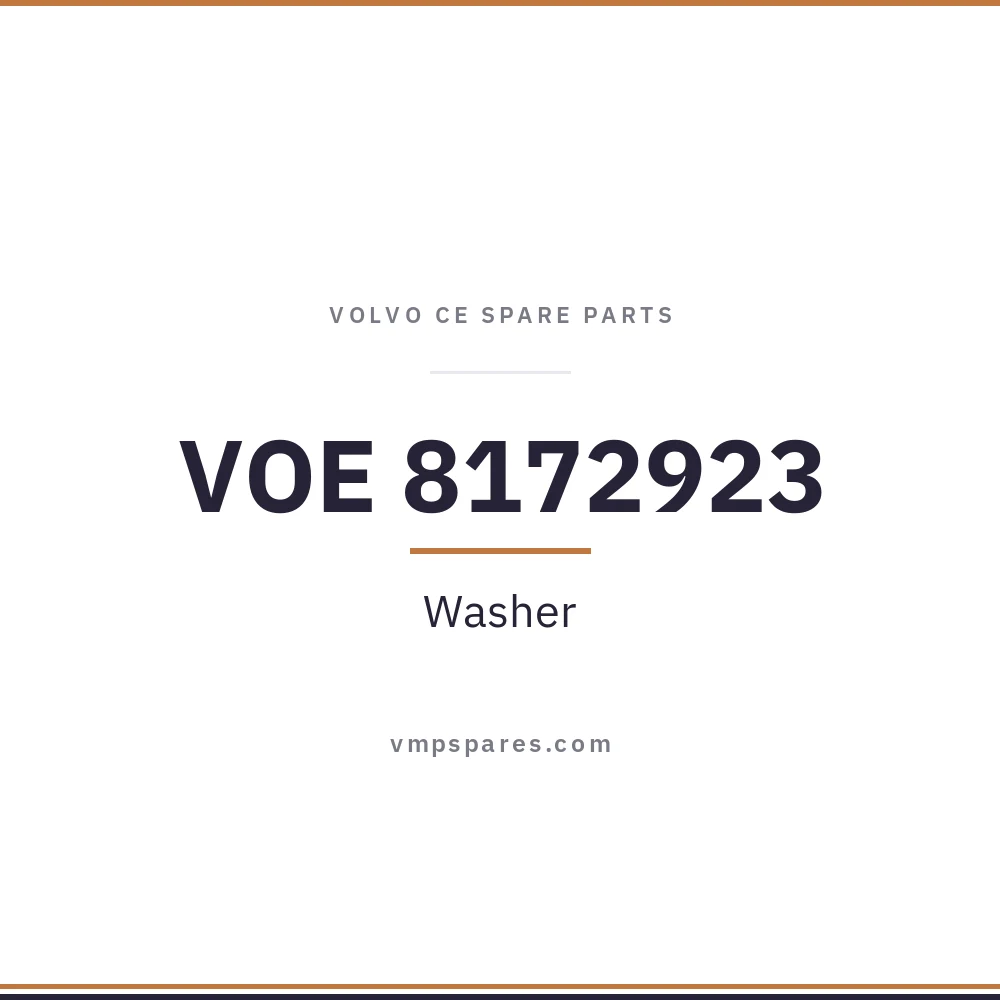 VOE 8172923 – Washer