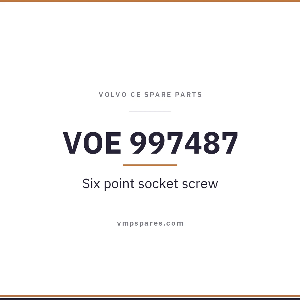 VOE 997487 – Six point socket screw