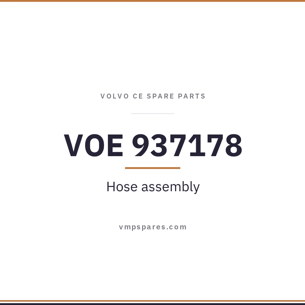 VOE 937178 – Hose assembly
