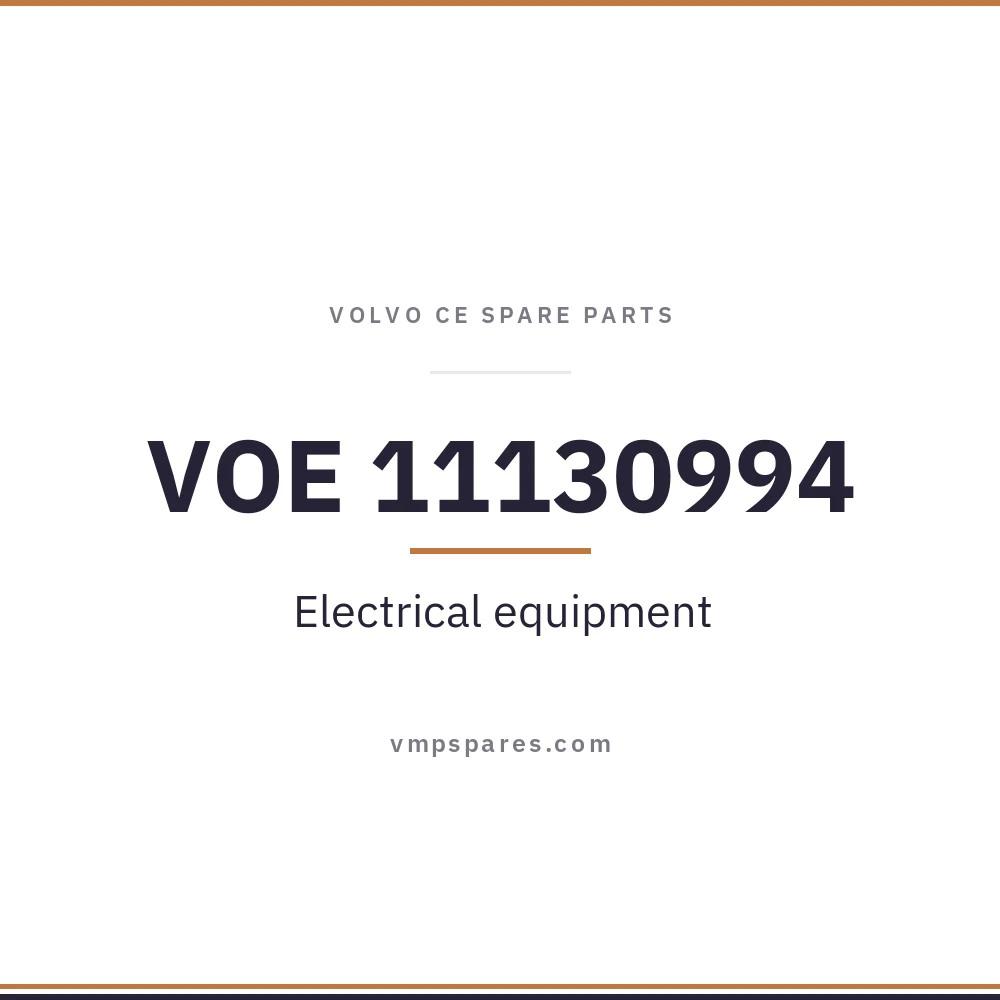 VOE 11130994 – Electrical equipment