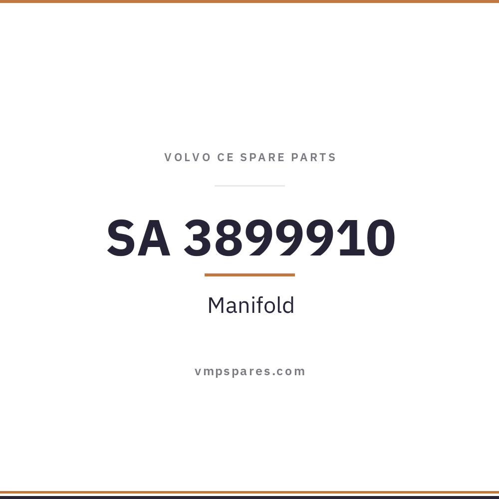 SA 3899910 – Manifold