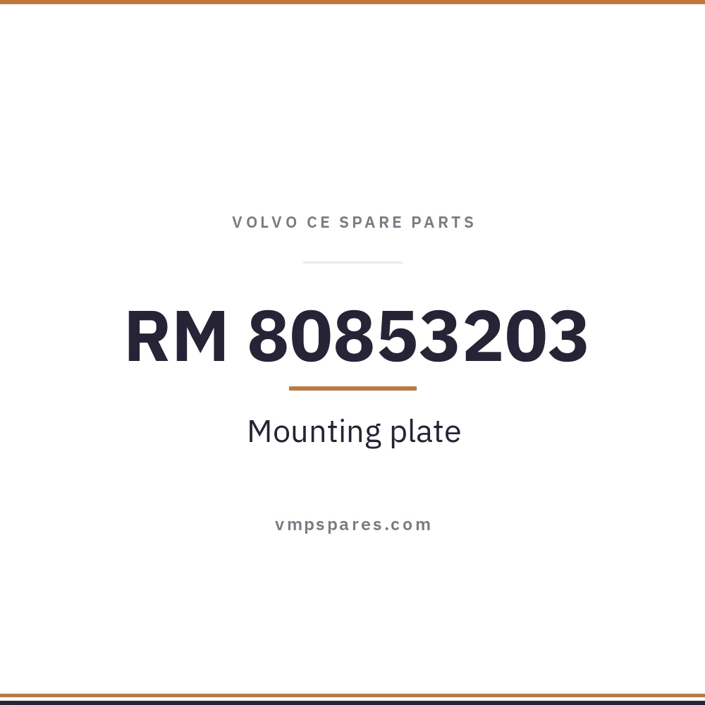 RM 80853203 – Mounting plate