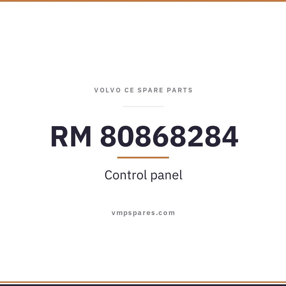 RM 80868284 – Control panel