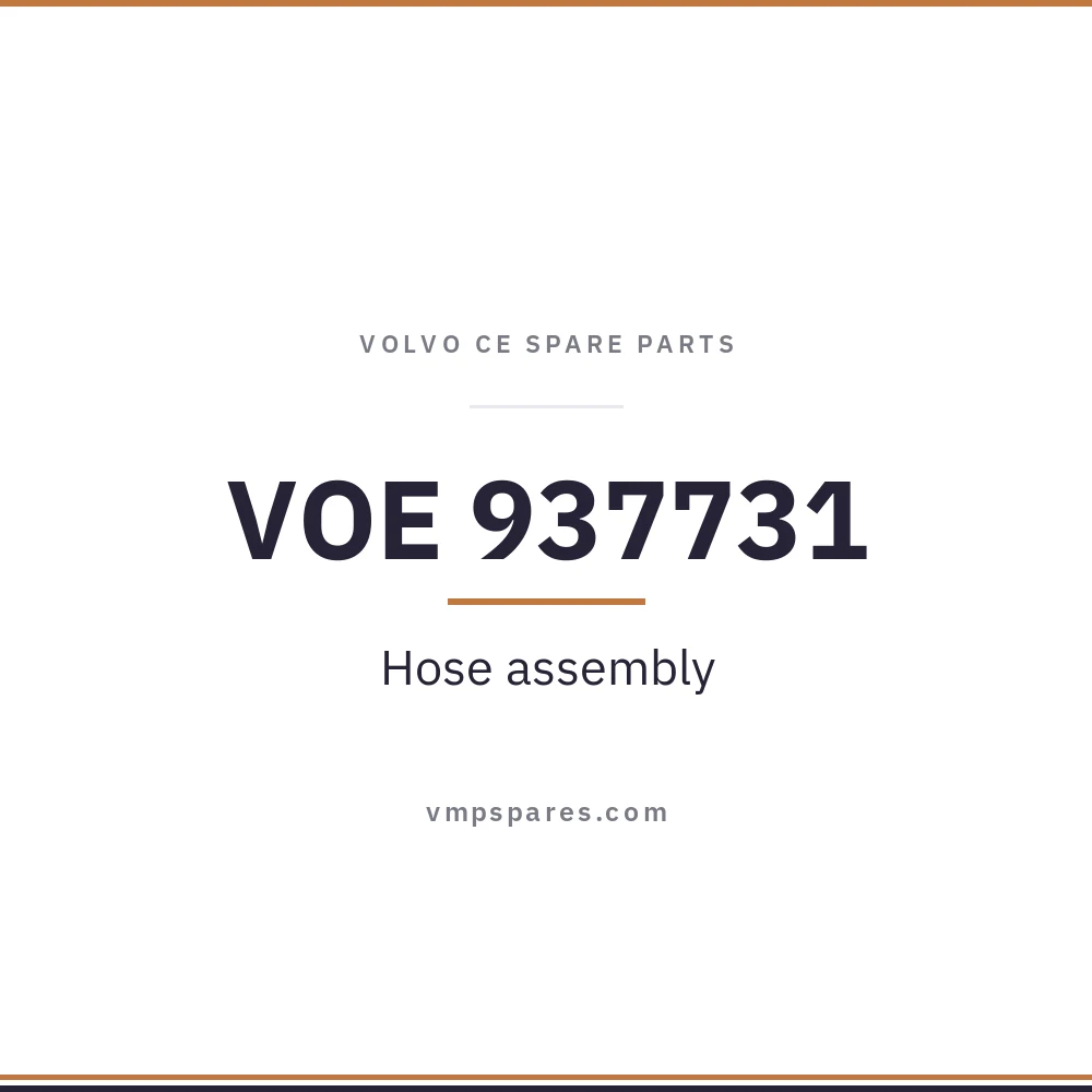 VOE 937731 – Hose assembly