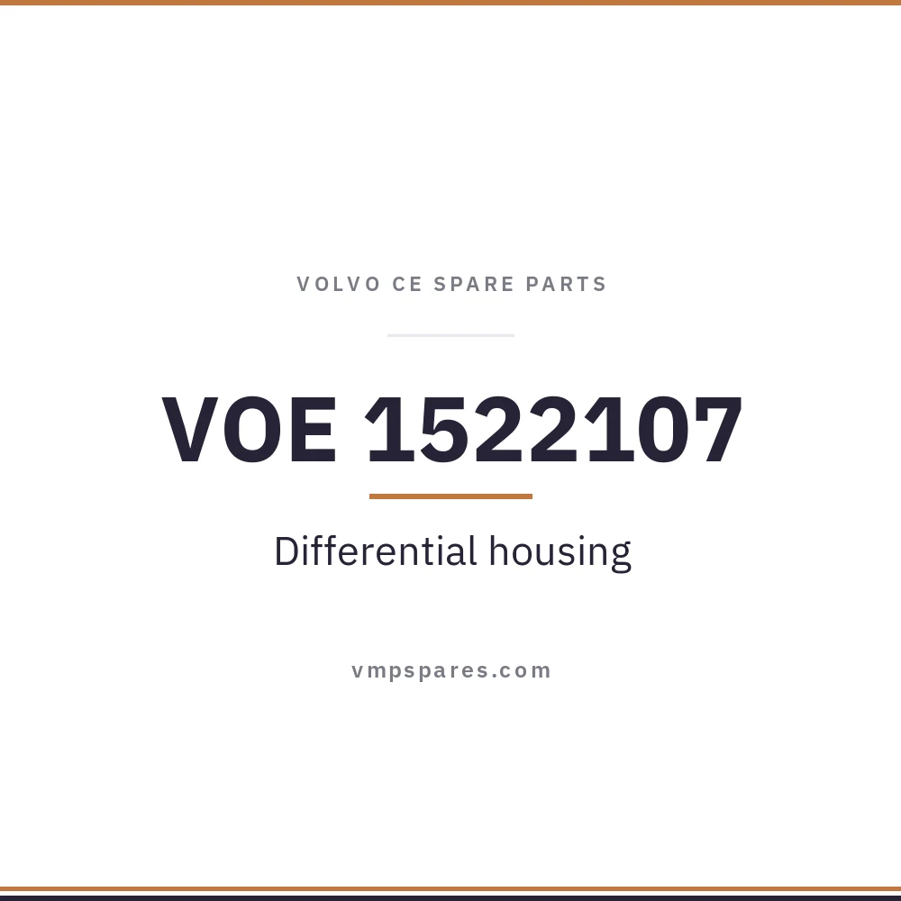 VOE 1522107 – Differential housing