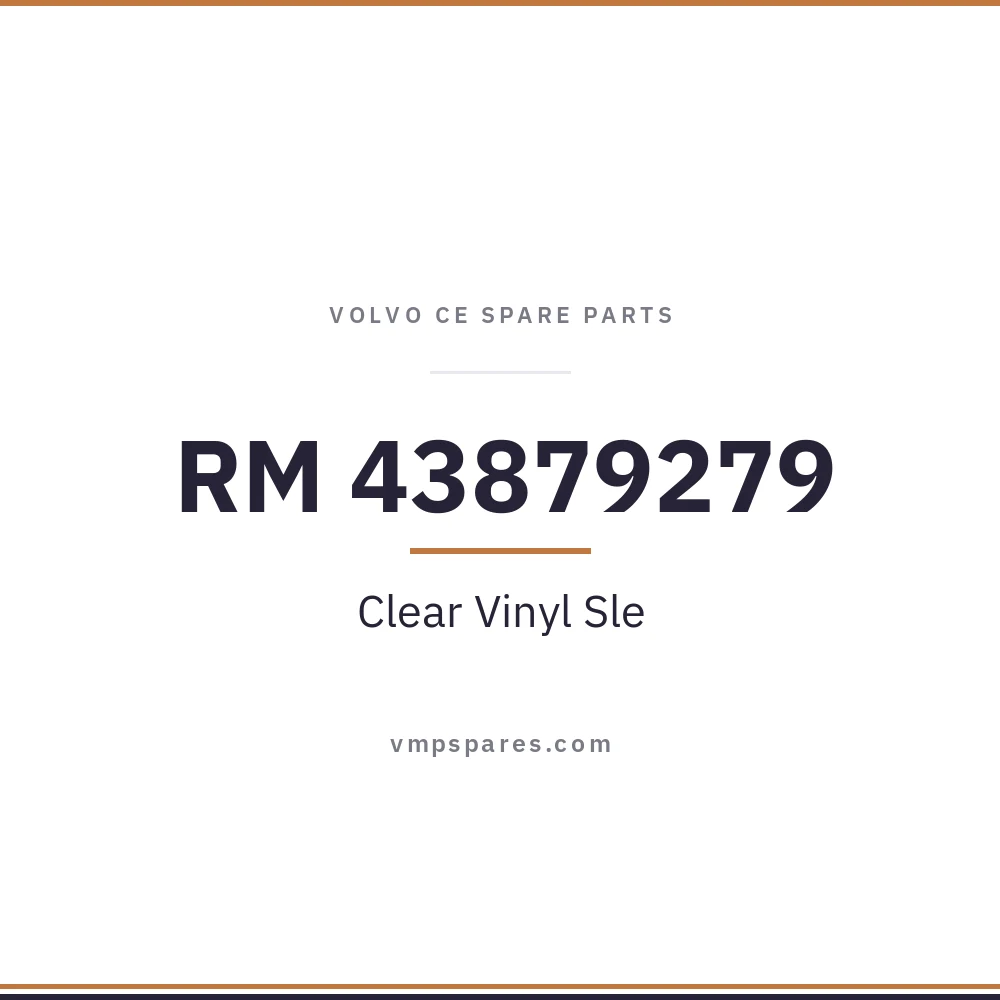 RM 43879279 – Clear Vinyl Sle