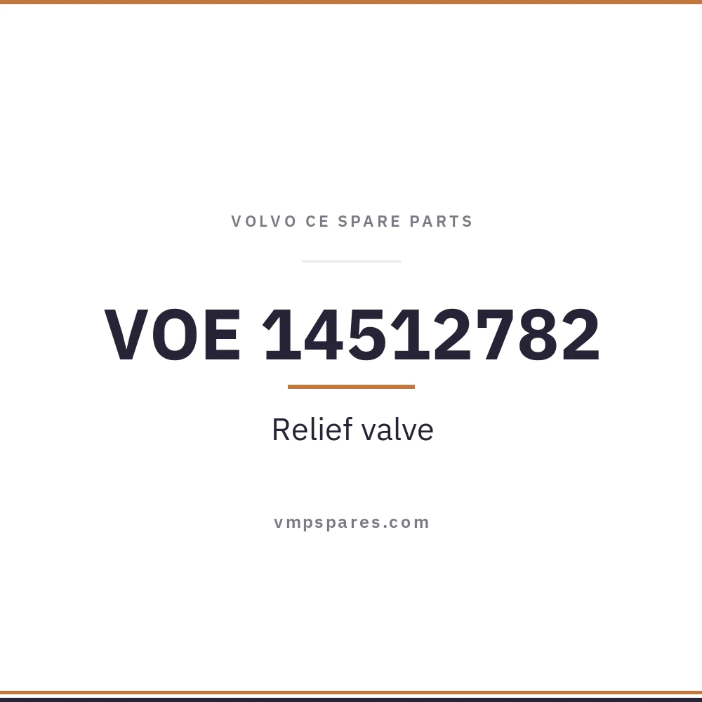 VOE 14512782 – Relief valve