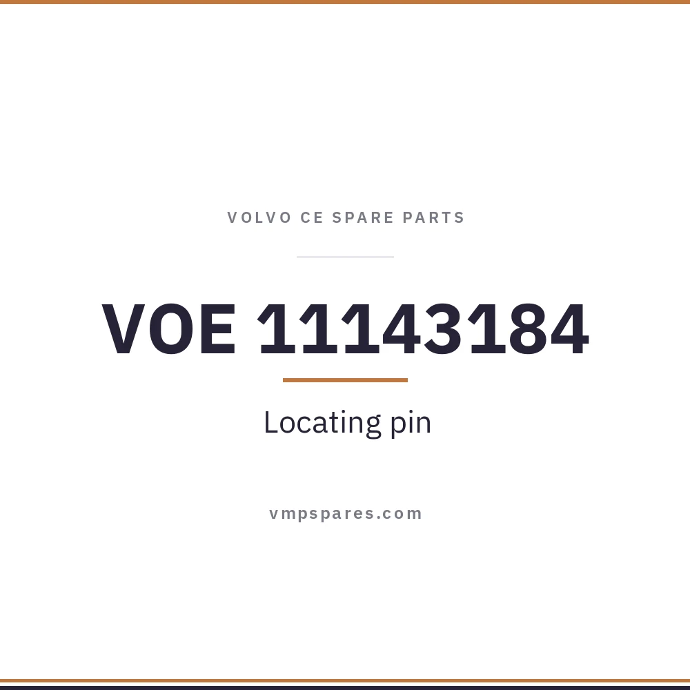 VOE 11143184 – Locating pin