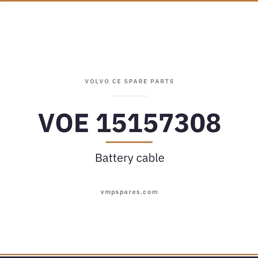 VOE 15157308 – Battery cable