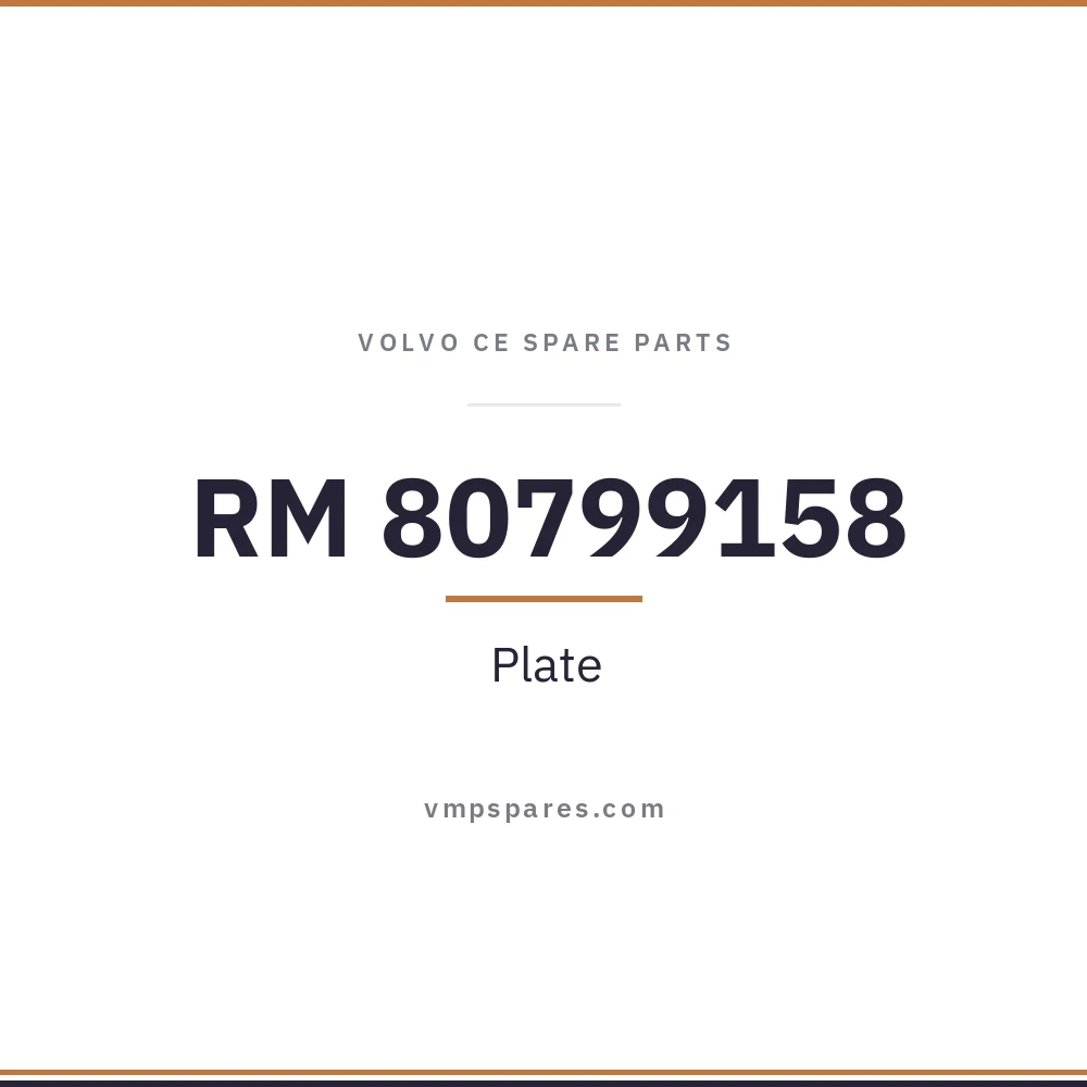 RM 80799158 – Plate