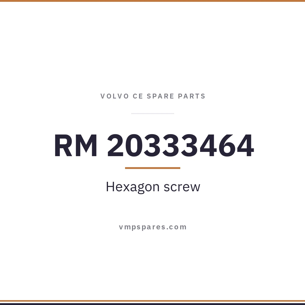 RM 20333464 – Hexagon screw