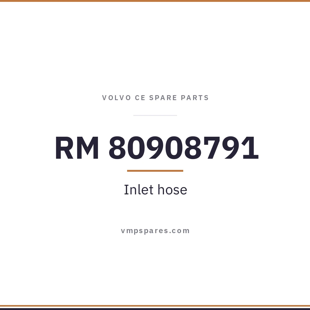RM 80908791 – Inlet hose