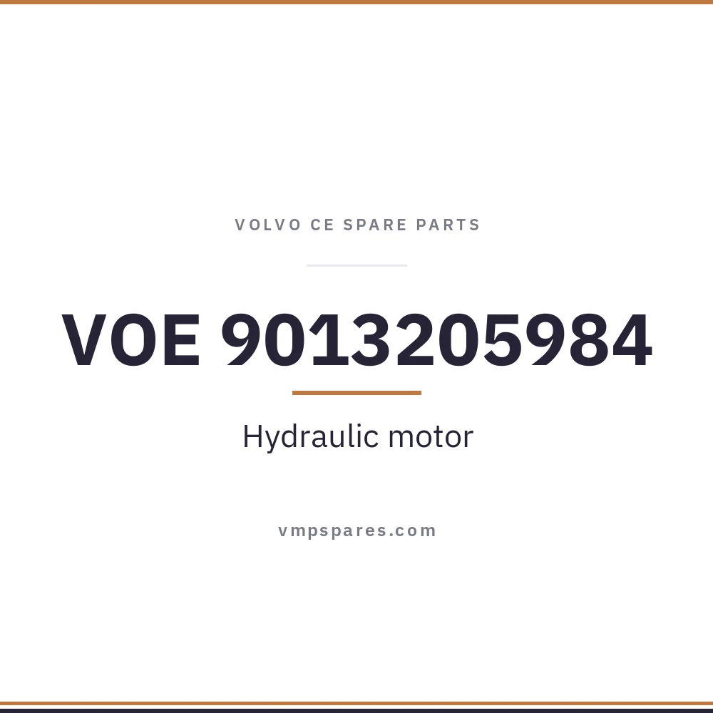 VOE 9013205984 – Hydraulic motor