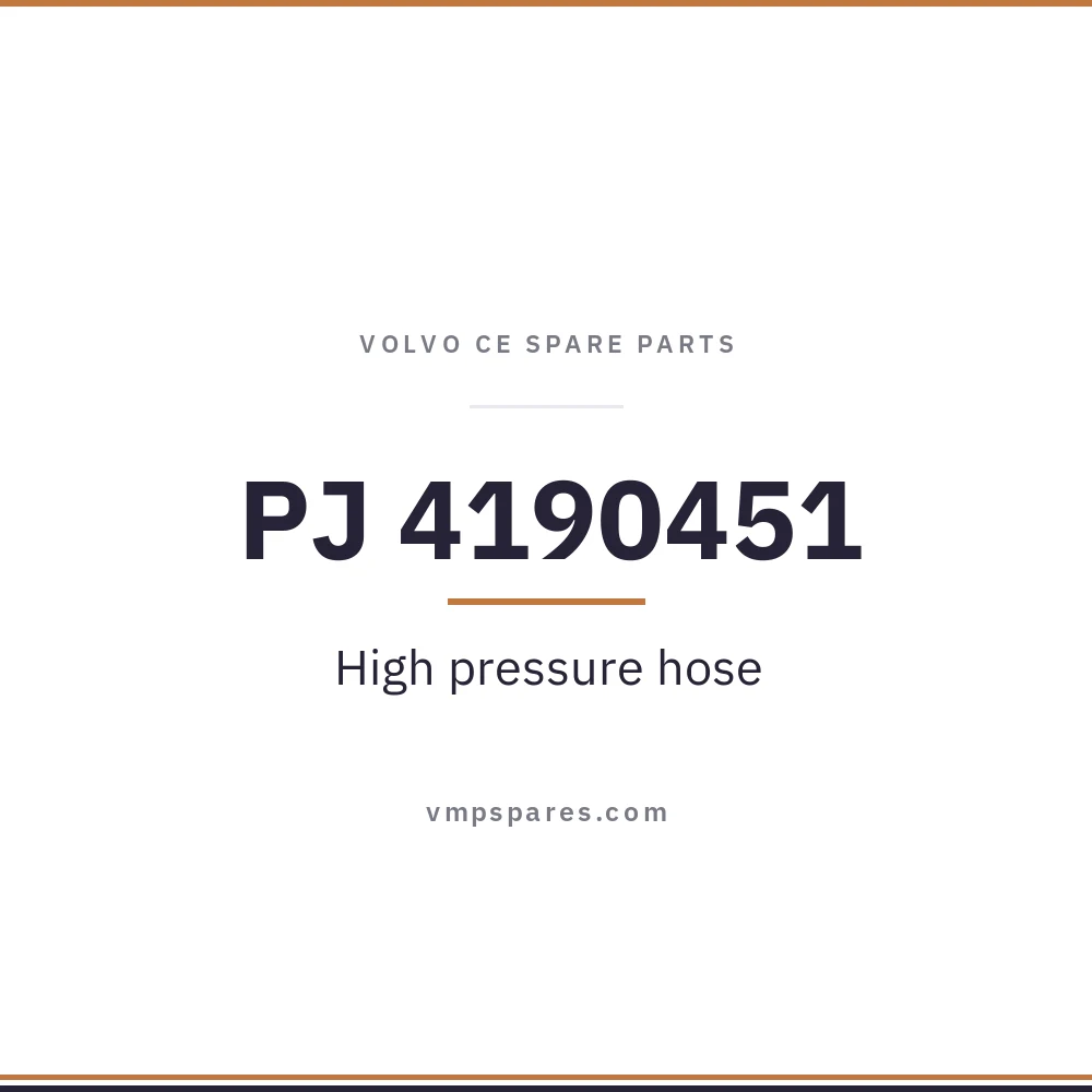 PJ 4190451 – High pressure hose