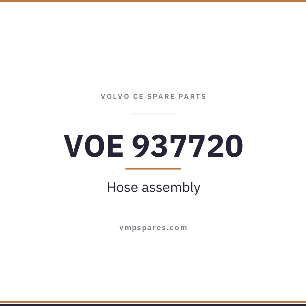 VOE 937720 – Hose assembly