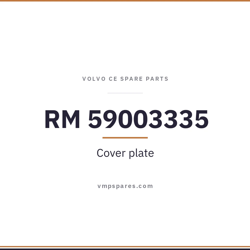 RM 59003335 – Cover plate