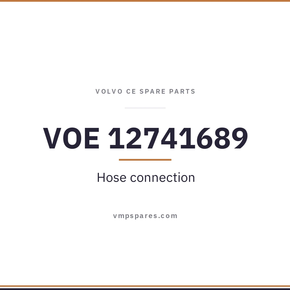 VOE 12741689 – Hose connection