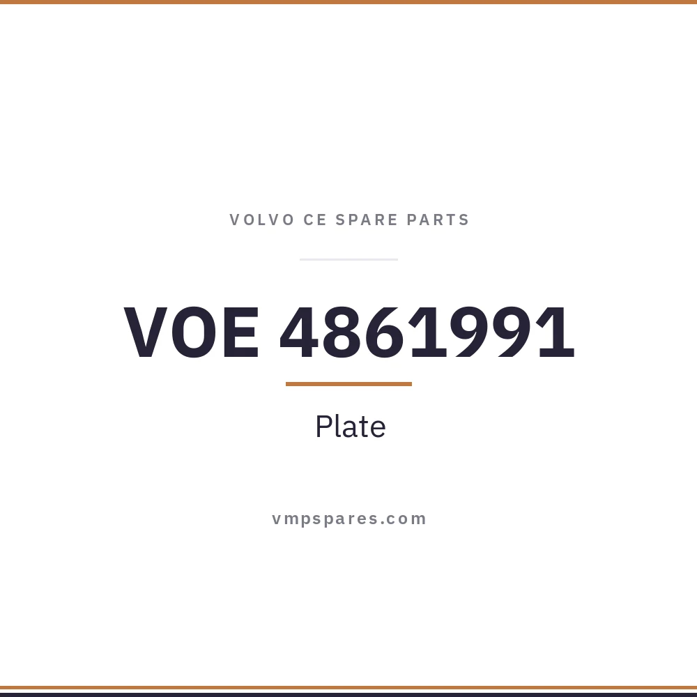 VOE 4861991 – Plate