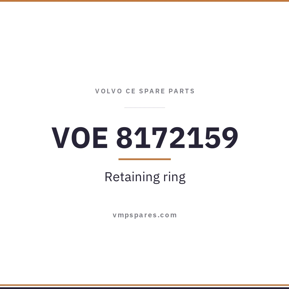 VOE 8172159 – Retaining ring