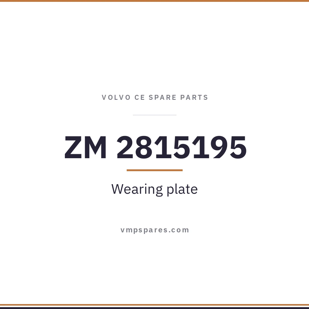 ZM 2815195 – Wearing plate