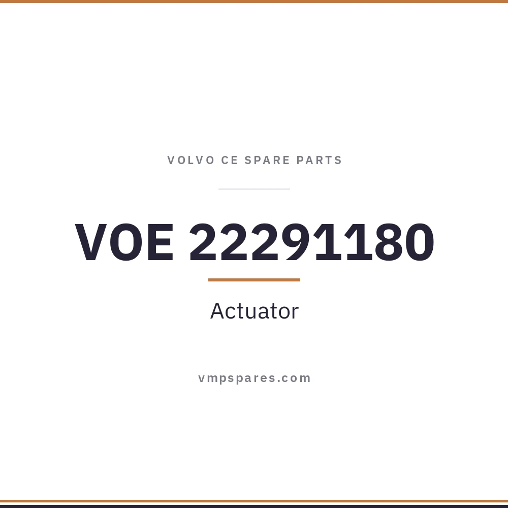 VOE 22291180 – Actuator