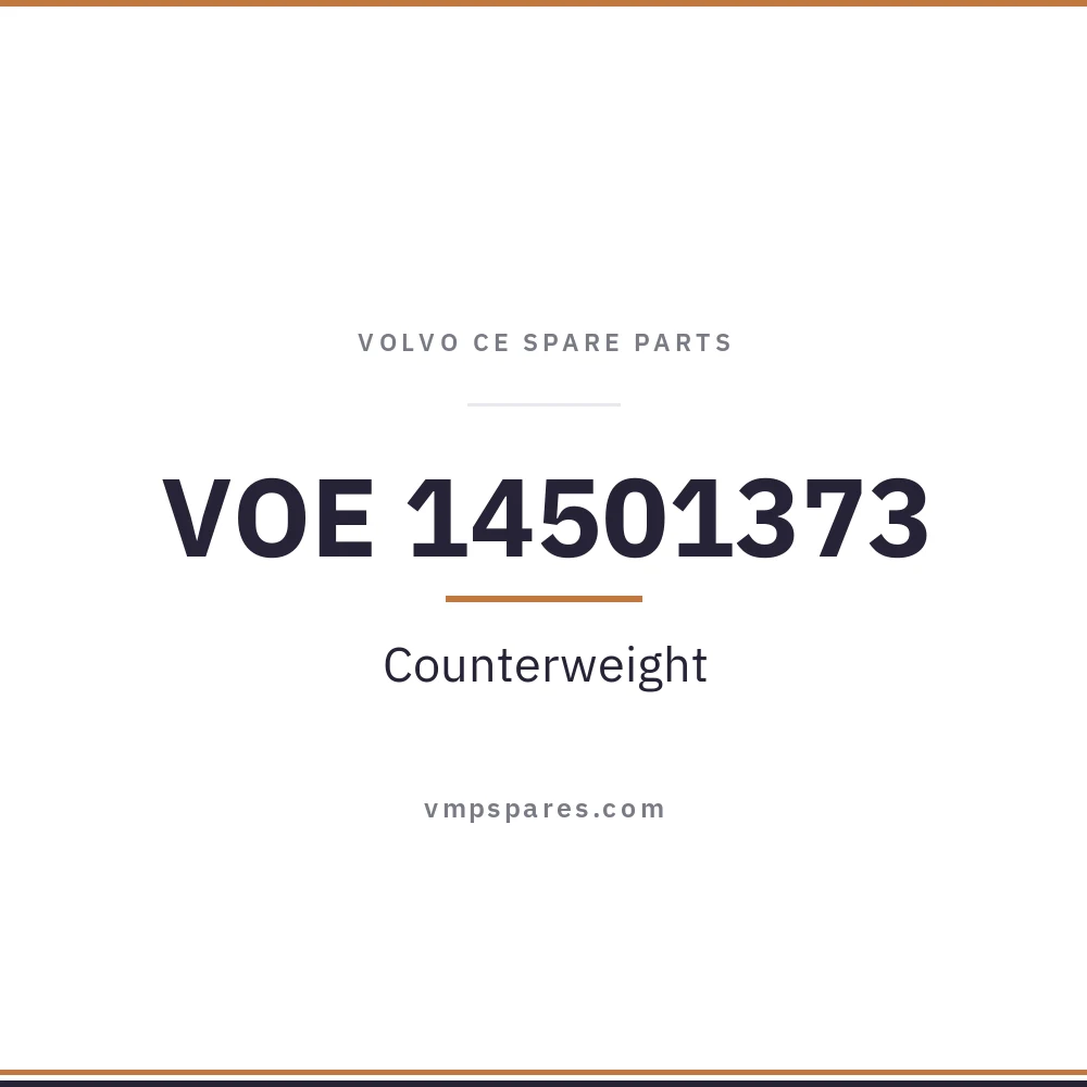 VOE 14501373 – Counterweight
