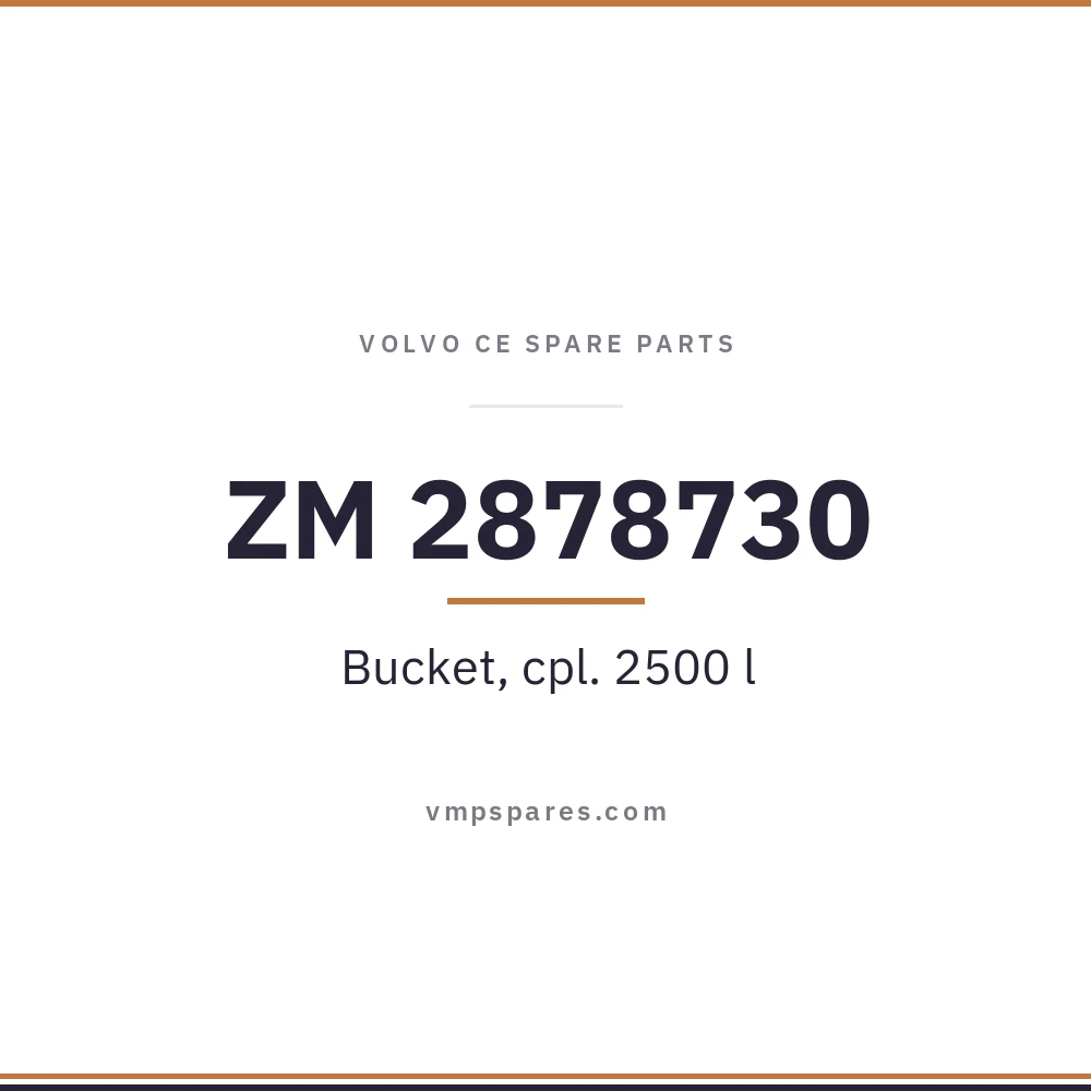 ZM 2878730 – Bucket, cpl. 2500 l