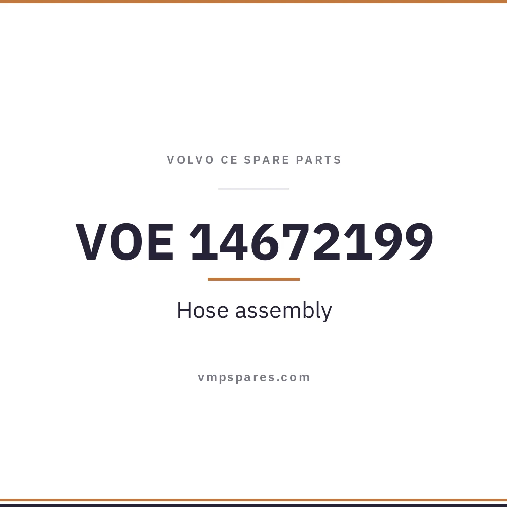 VOE 14672199 – Hose assembly