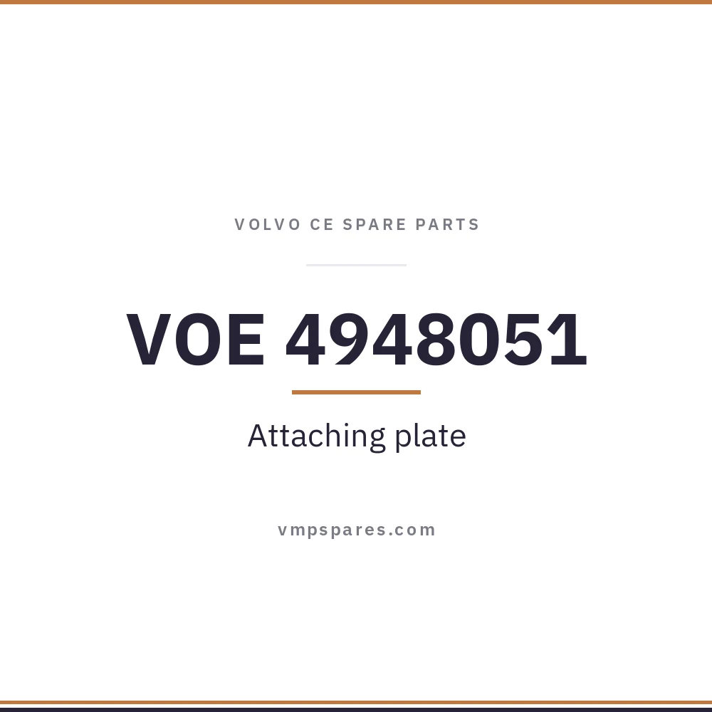 VOE 4948051 – Attaching plate
