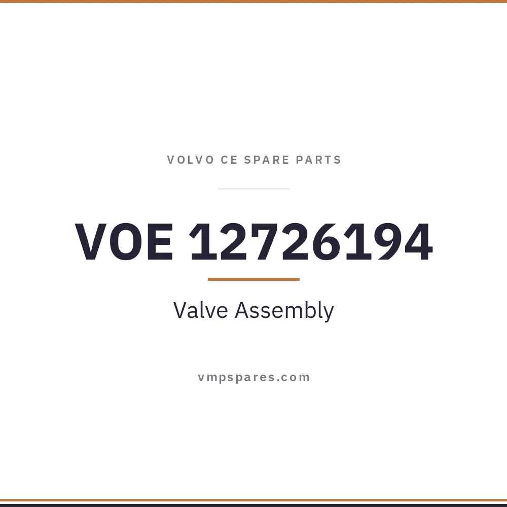 VOE 12726194 – Valve Assembly