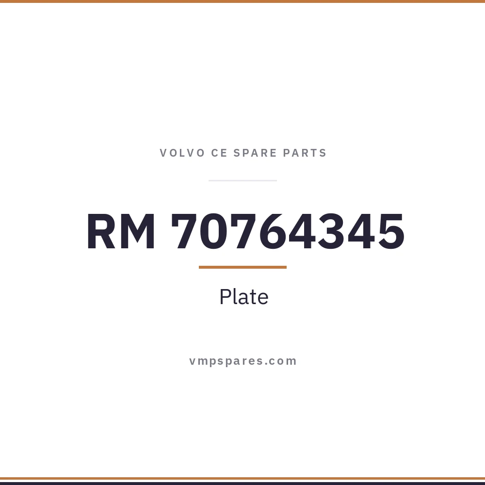 RM 70764345 – Plate