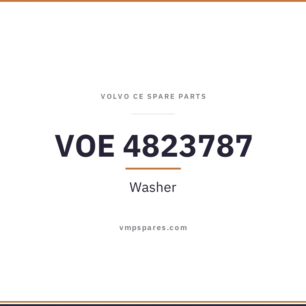 VOE 4823787 – Washer