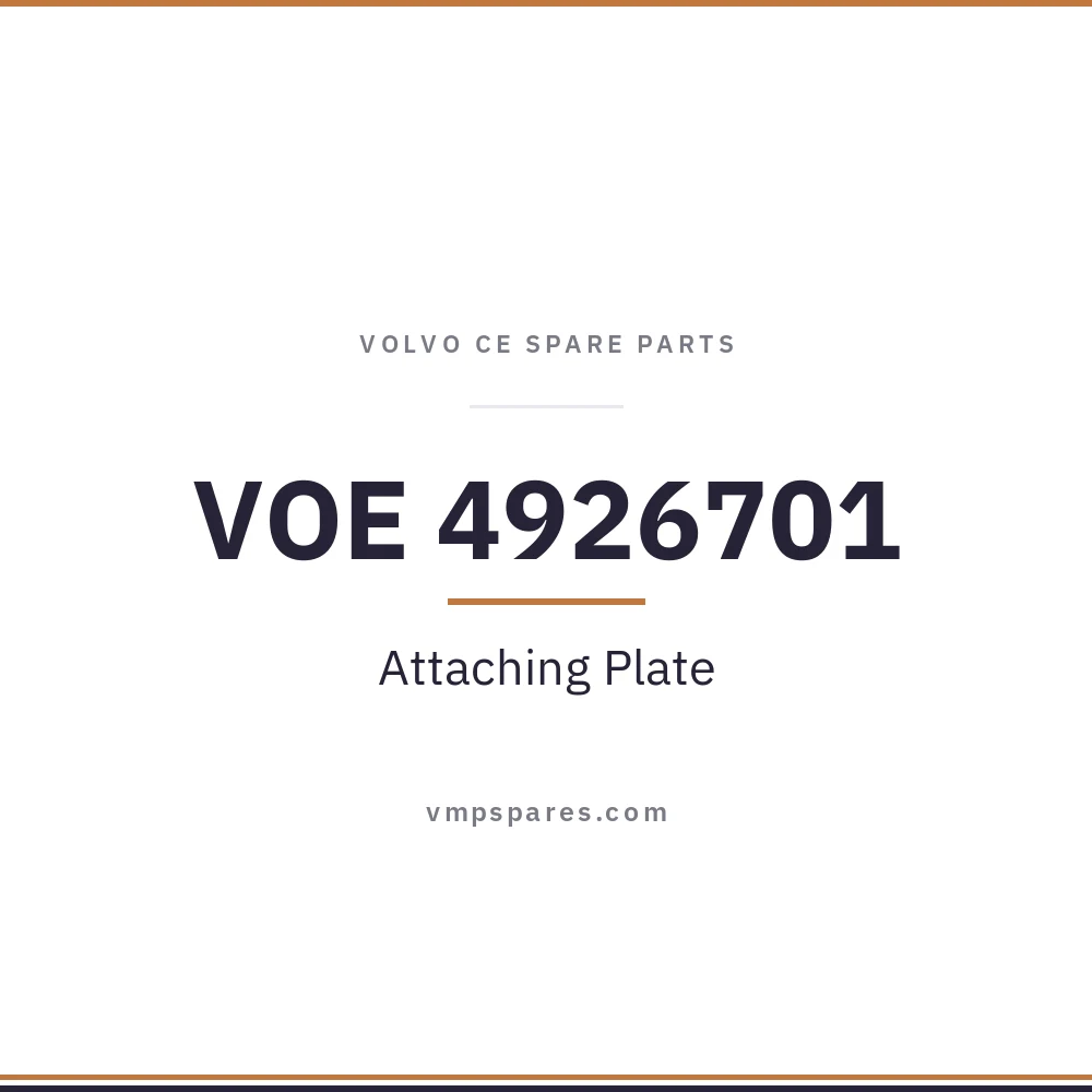 VOE 4926701 – Attaching Plate
