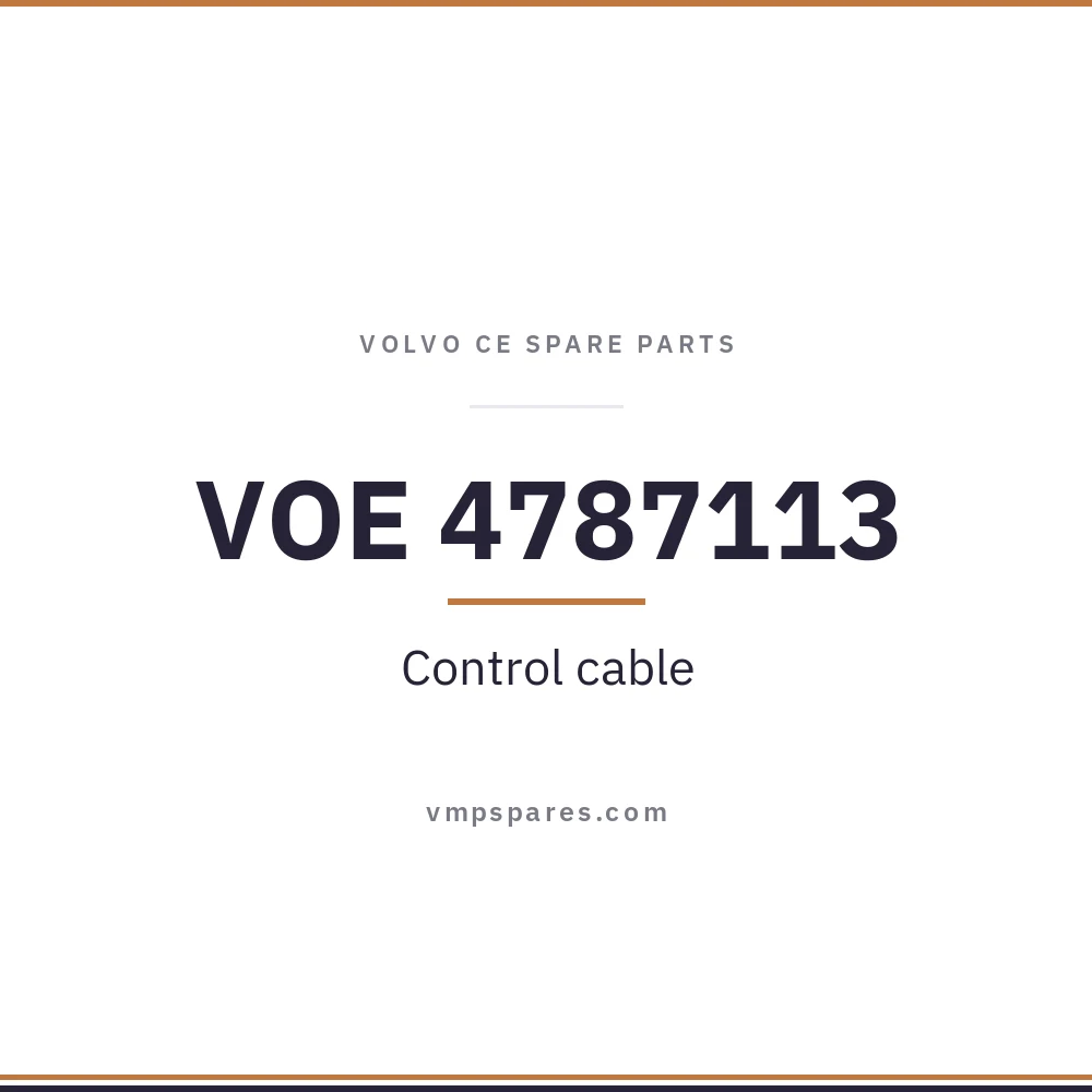 VOE 4787113 – Control cable