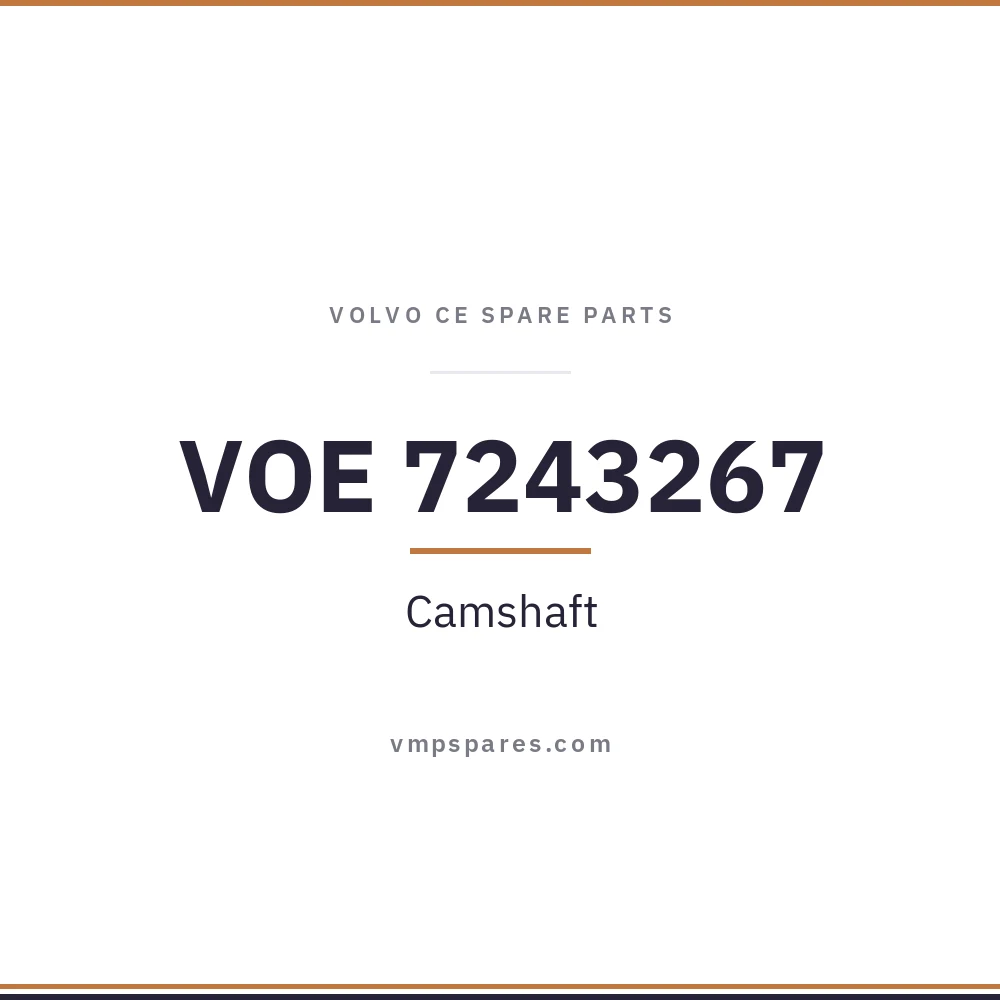 VOE 7243267 – Camshaft