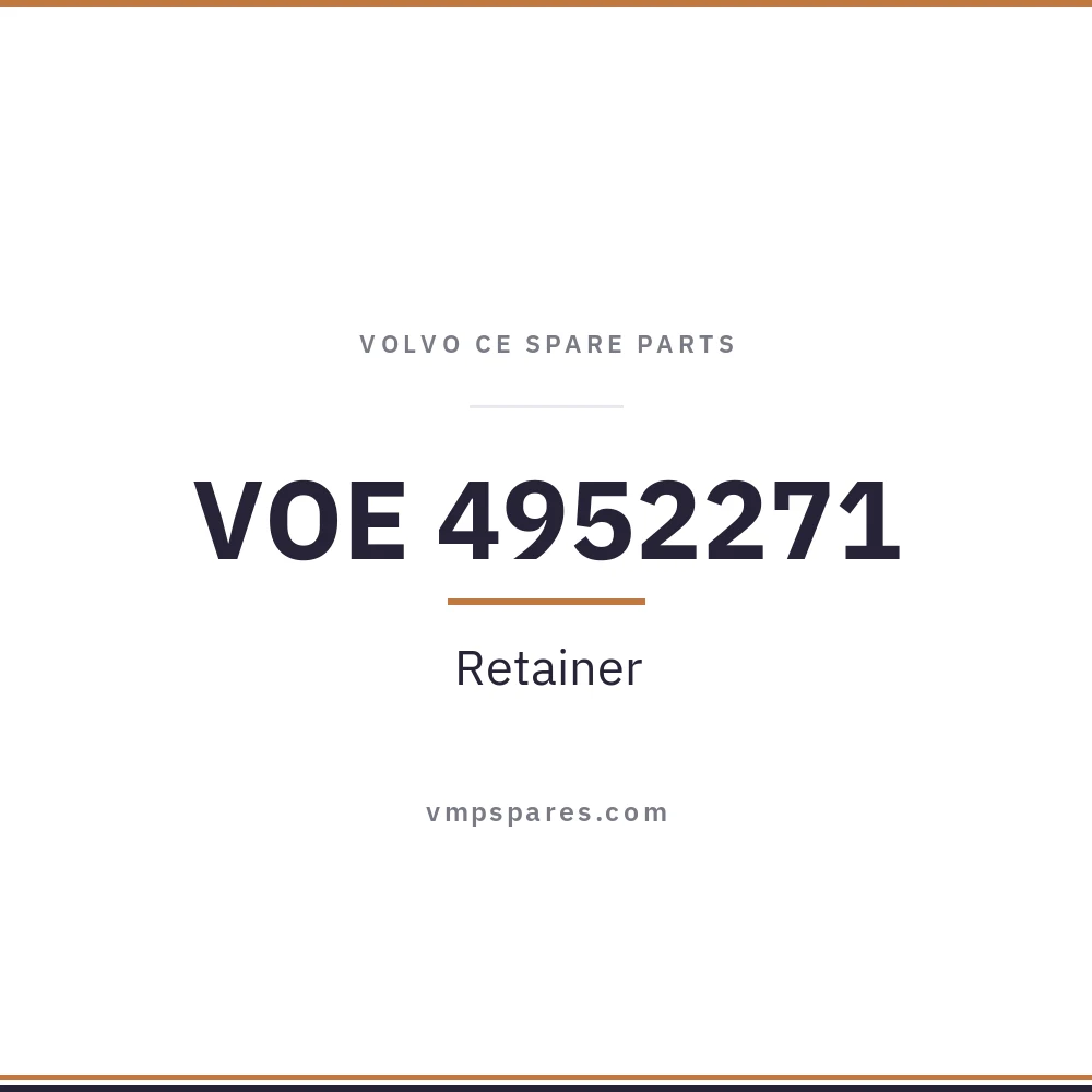VOE 4952271 – Retainer