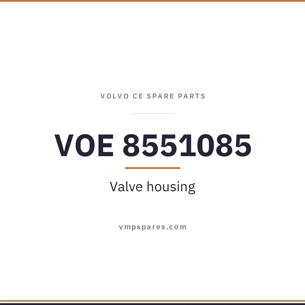 VOE 8551085 – Valve housing