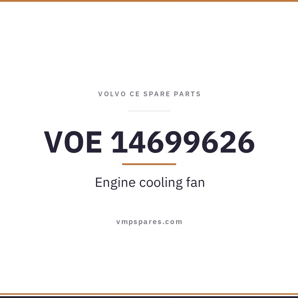 VOE 14699626 – Engine cooling fan
