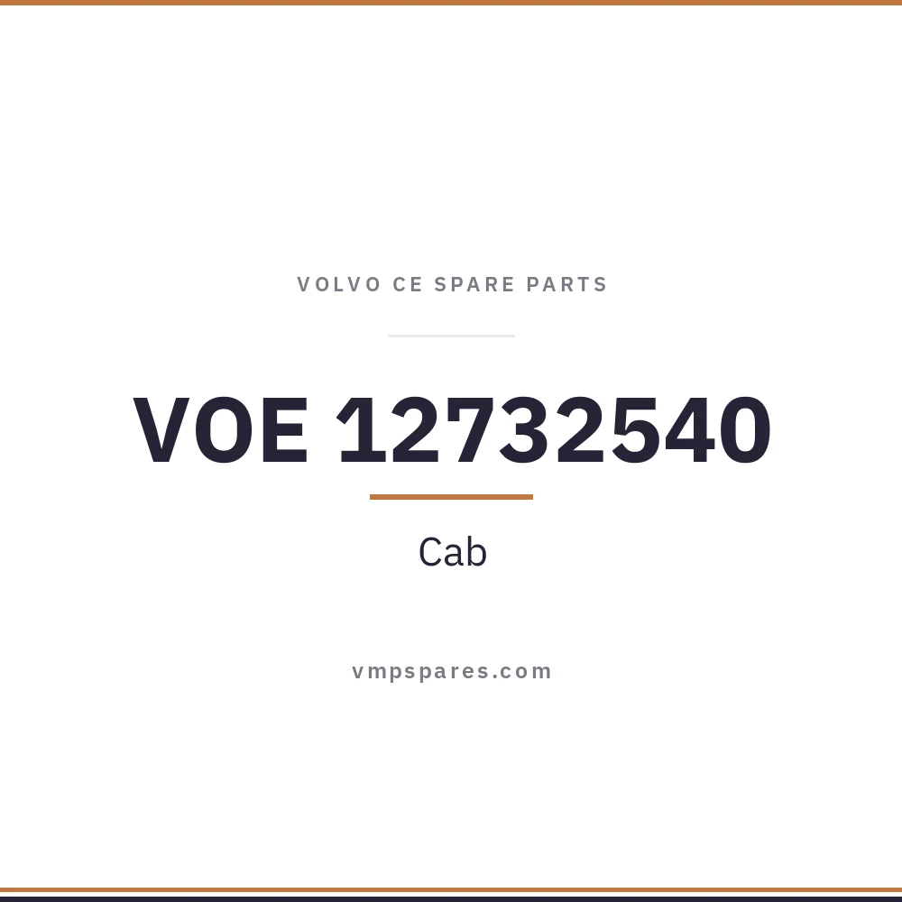 VOE 12732540 – Cab