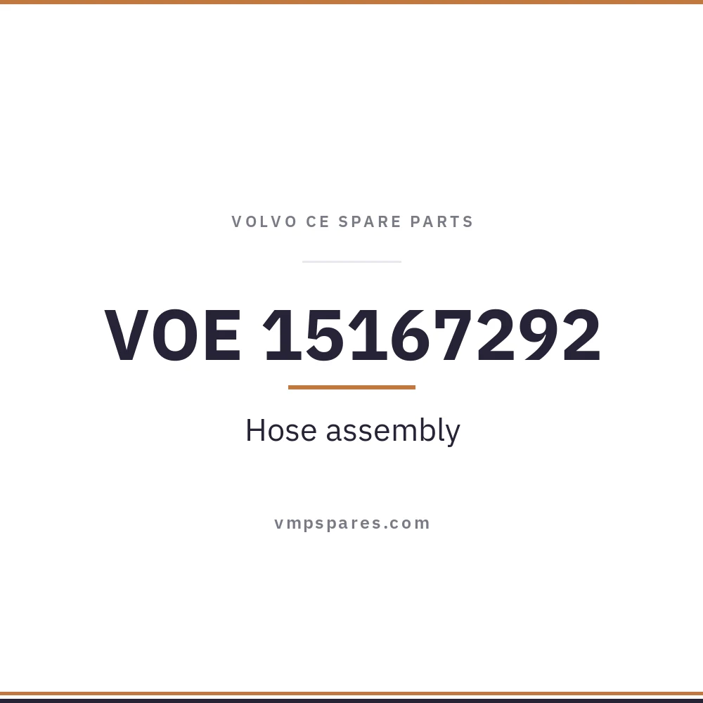 VOE 15167292 – Hose assembly