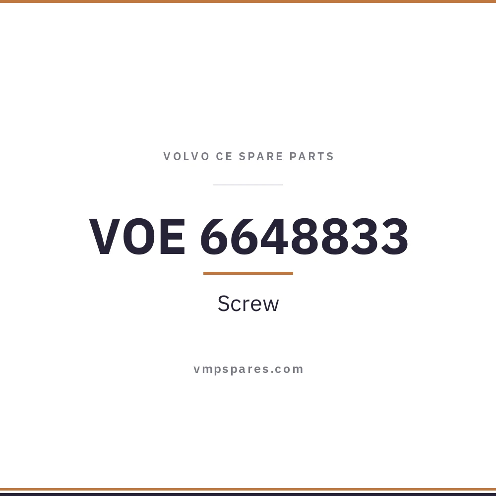 VOE 6648833 – Screw