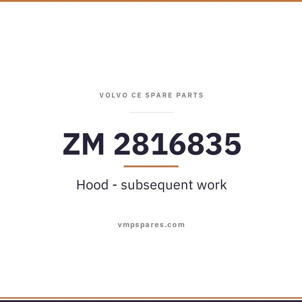 ZM 2816835 – Hood – subsequent work