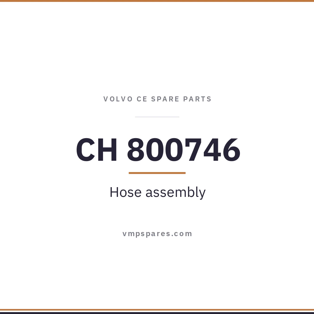 CH 800746 – Hose assembly